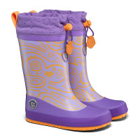 Dětské barefoot holínky Affenzahn Rain Boot Vegan Puddly Butterfly
