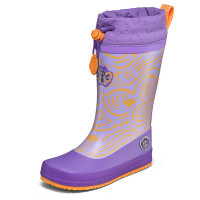 Dětské barefoot holínky Affenzahn Rain Boot Vegan Puddly Butterfly
