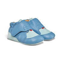 Dětské barefoot capáčky Affenzahn Crawling Shoe Leather Crawly Shark