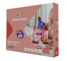 Cleverclixx – Magnetická stavebnice Palác pro princeznu – 38 ks