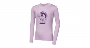 SENSOR MERINO DF PLANET dětské triko dl.rukáv mystic violet