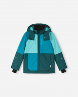 Dětská zimní bunda s membránou Reima Iitto - dark teal, vel. 140