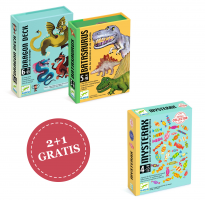 Djeco Kartenspielset - Drachen und Dinosaurier