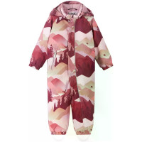Dětský zimní overal s membránou Reima Puhuri - grey pink