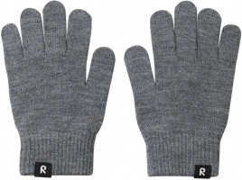Dětské pletené rukavice Reima Sormin, Melange grey - vel. 3/4