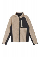 Dětský fleecový svetr Reima Puhku - earthy beige, vel. 128
