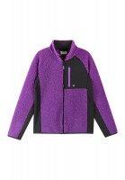 Dětský fleecový svetr Reima Puhku - plum purple