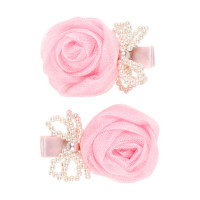 Souza! - Skřipce do vlasů Lulu růžové - 2 ks