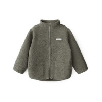 LEOKID Fleecová bunda Theo Vetiver Green vel. 98