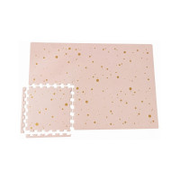 NIDO NIDO Pěnová hrací podložka Pink and Gold Confetti