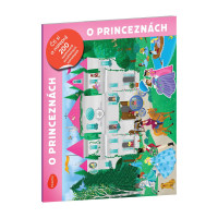Čti a nalepuj – O PRINCEZNÁCH, kniha se samolepkami