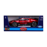 Bugatti Divo, červená metalíza, 1:18