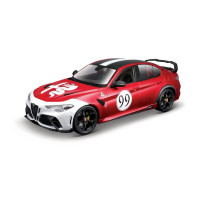 Alfa Romeo Giulia GTAm, červeno-bílá metalíza, 1:18