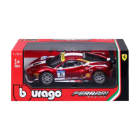 Ferrari 488 Challenge (Formula racing 2017), tmavě červená, 1:24