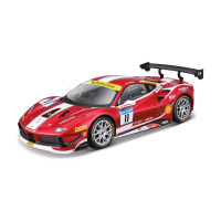 Ferrari 488 Challenge - Formula Racing 2017, tmavě červená, 1:24