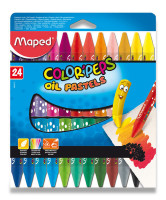 Oljni pasteli Maped Color'Peps - 24 barv