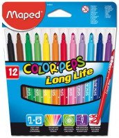 Otroški flomastri Maped Color´Peps – 12 barev