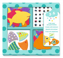 Design Sticker I love fish