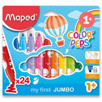 Dětské fixy Maped Color´Peps Jumbo - 24 barev