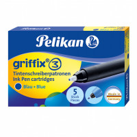 griffix® 3 Tintenschreiber Refill, blau (5 Stück)