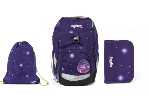 Schulset Ergobag prime - Bärgasus: Schulrucksack + Federmäppchen + Sportbeutel