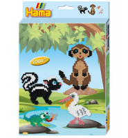 Hama Midi - Kleine Geschenkpackung - Tiere (2000 Teile)