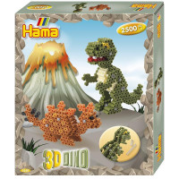 Hama Midi – 3D darčeková súprava – Dino – 2 500 ks