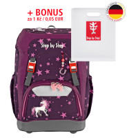 Školský ruksak GRADE Step by Step - Jednorožec + dosky na zošity za 0,05 EUR
