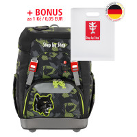 Školský ruksak GRADE Step by Step - Čierny panter + dosky na zošity za 0,05 EUR