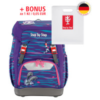 Školský ruksak Step by Step GRADE - Delfíny + dosky na zošity za 0,05 EUR