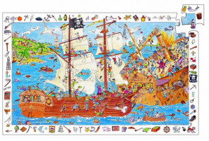 Puzzle - Piráti - 100 ks Sleva poškozený obal