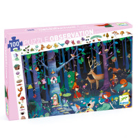 Puzzle - foresta incantata - 100 pezzi