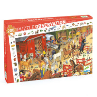 Un puzzle e un gioco di osservazione - equestre - 200 pezzi