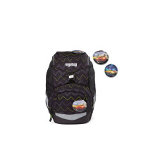 Školní batoh Ergobag prime - Černý zig zag 2021