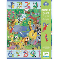 Puzzle - Giungla da 1 a 10 - 54 pezzi