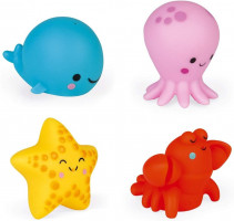 Morske živali – igrača za v vodo – 4 kosi