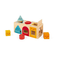 Scatola con Forme Geometriche - legno