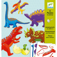 Marionette di carta - dinosauri