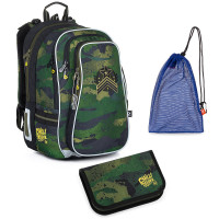 Set pre školáka Topgal LYNN 21018 B SET MEDIUM - školská taška, vrecko na prezuvky, školský peračník