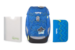 Schulset Ergobag prime - FallrückziehBär: Schulrucksack + Federmäppchen + Heftebox