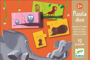 Puzzle Duo - Mláďátka - Sleva poškozený obal
