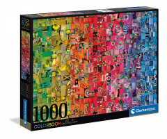 Puzzle - Farebná koláž - 1000 ks