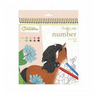 Barvanje po številkah – Konji in Samorogi