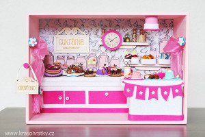 Krasohrátky - domček pre bábiky - cukráreň