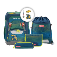 Školní batoh Step by Step - 5dílný GRADE set - Autorobot, certifikát AGR