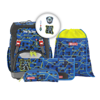 Školní batoh Step by Step - 5dílný GRADE set - Robot, certifikát  AGR