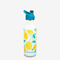 Nerjavna steklenica Klean Kanteen Classic w/Sport Cap –  lemons 800 ml