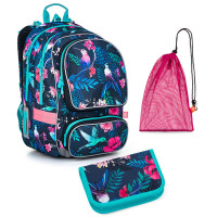 Školský set Topgal ALLY 22007 G - školská taška + peračník + vrecko na prezuvky