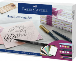 Kreatívna súprava - Popisovače Faber-Castell Pitt Artist Pen Hand Lettering - 12 ks