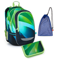 Školský set Topgal CODA 22018 B - školská taška + peračník + vrecko na prezuvky